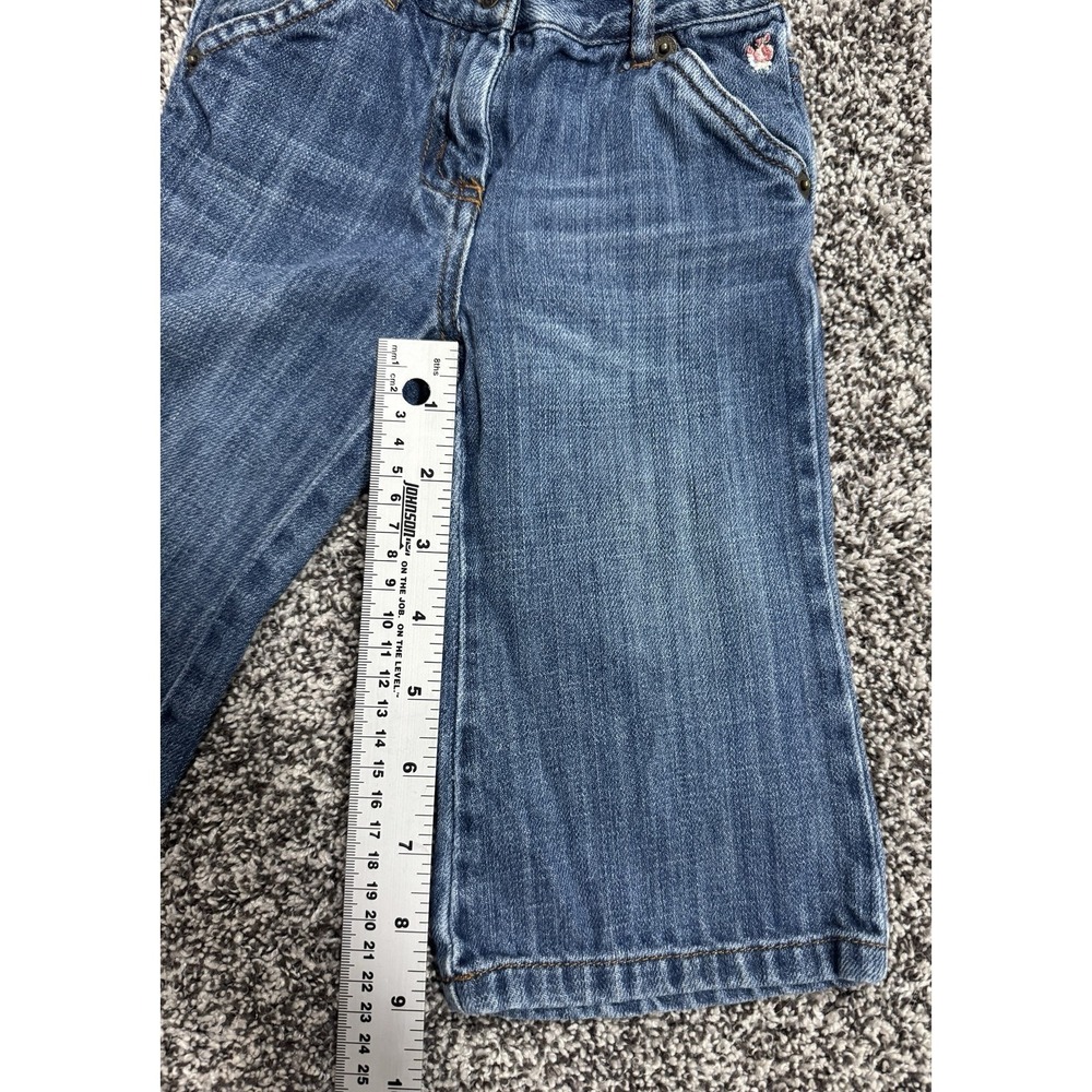 Janie and Jack Jeans Floral pocket Denim 12 to 18 months - Picture 9 of 9